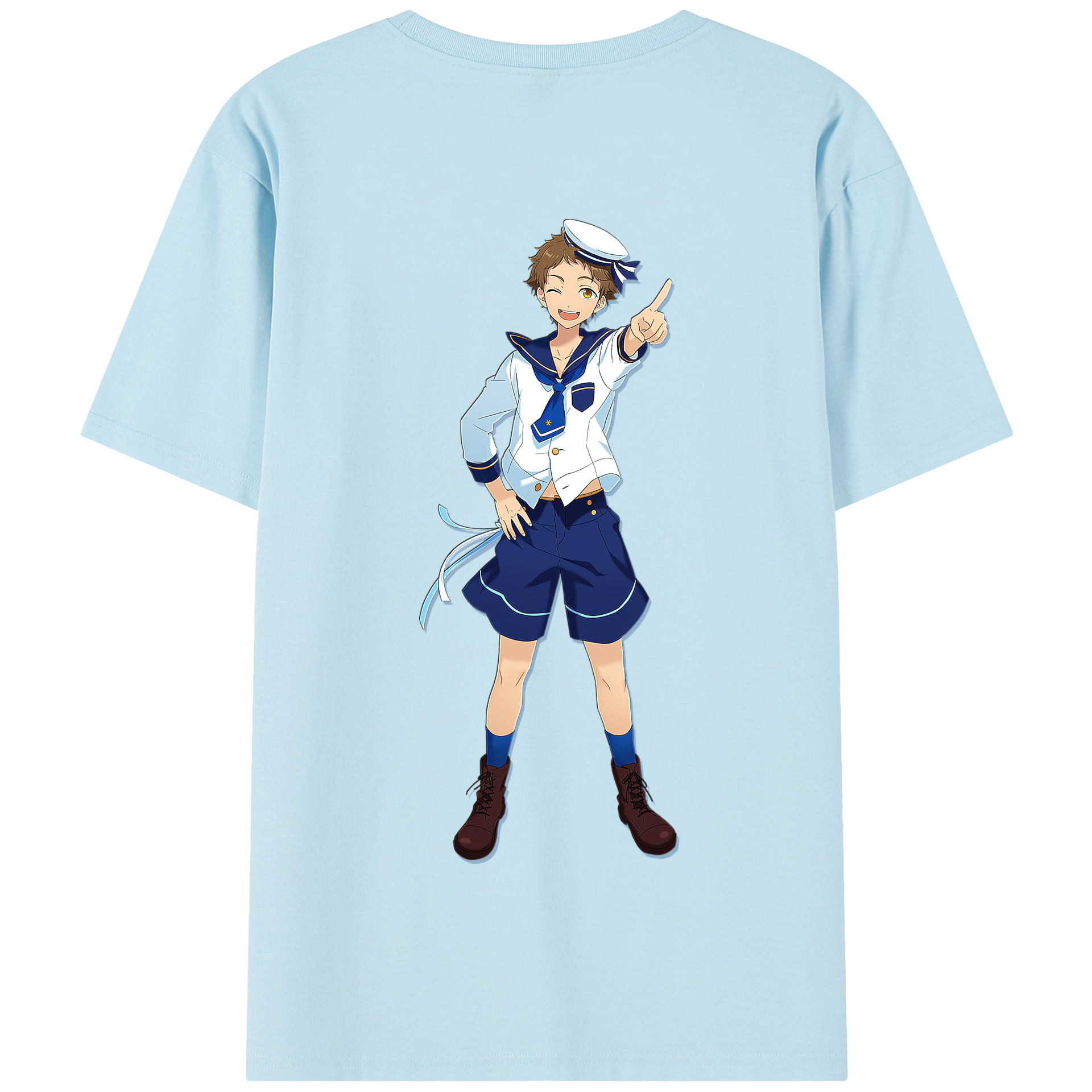 （画像用） あんさんぶるスターズ! Ensemble Stars 綿100％半袖Tシャツ（背面プリント）